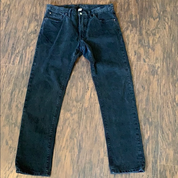 rrl black denim
